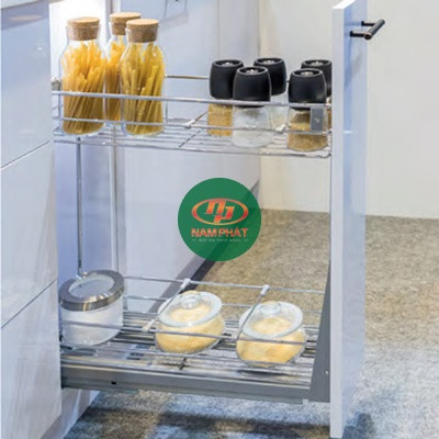 Bộ rổ kéo để gia vị 200mm Häfele 549.34.021