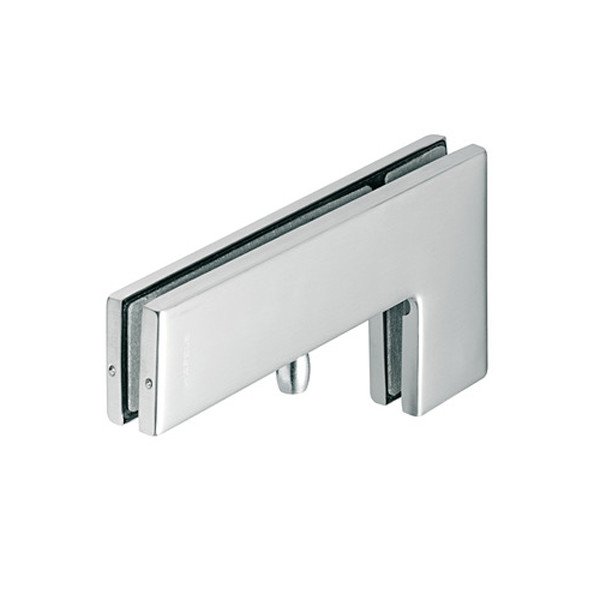 Kẹp kính chữ L inox bóng Hafele 489.81.041