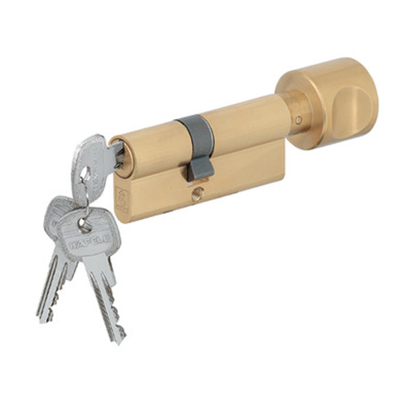 Ruột khóa 65mm 1 đầu chìa 1 đầu vặn Häfele 916.96.666