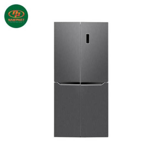 THÔNG TIN CHUNG CỦA TỦ LẠNH HAFELE MULB 534.14.050 + Dòng sản phẩm: Tủ Side by side 4 cánh + Dung tích tổng: 472 lít + Dung tích thực: 420 lít + Nhãn năng lượng: A+ HỆ THỐNG LÀM LẠNH CỦA TỦ LẠNH HAFELE MULB 534.14.050 – Không đóng tuyết: Giúp tiết kiệm thời gian của quá trình rã đông thực phẩm – Làm lạnh nhanh: Chức năng làm lạnh siêu nhanh và tự động ngắt – Làm đá nhanh: Ngăn đá 4 sao tự động giảm nhiệt độ ngăn đông đẻ làm lạnh nhanh các sản phẩm mới – Multiairflow system: Giảm thiểu nhiệt độ dao động bằng cách lưu thông không khí tối ưu và đồng đều trong tủ với quạt điều nhiệt TÍNH TIỆN NGHI VÀ AN TOÀN CỦA TỦ LẠNH 4 CÁNH HAFELE 534.14.050 – Đèn led chiếu sáng ở cả ngăn đông, ngăn lạnh – Màn hình cảm ứng hiển thị điện tử – Điều khiển nhiệt độ cho tủ đông và tủ lạnh riêng biệt – Dễ dàng định vị và di chuyển với 4 bánh xe bên dưới – Các kệ bằng kính an toàn – Chân có thể điều chỉnh độ cao – Âm báo khi mở tủ quá lâu – Chế độ kỳ nghỉ tiết kiệm năng lượng THIẾT KẾ CỦA TỦ LẠNH HAFELE 534.14.050 – Mặt thép không rỉ sang trọng – Màn hình hiển thị điện tử – Điều khiển cảm ứng – Tay nắm âm – Side by side mặt inox THÔNG SỐ CỦA TỦ LẠNH SIDE BY SIDE HAFELE 534.14.050 – Kich thước: 79R5x700Sx1800C mm – Nhãn năng lượng: A+ – Tiêu thụ: 489,6 kWh/năm – Tổng dung tích: 472 lít – Dung tích thực: 401 lít – Khí gas R600a – Độ ồn: 43 dB