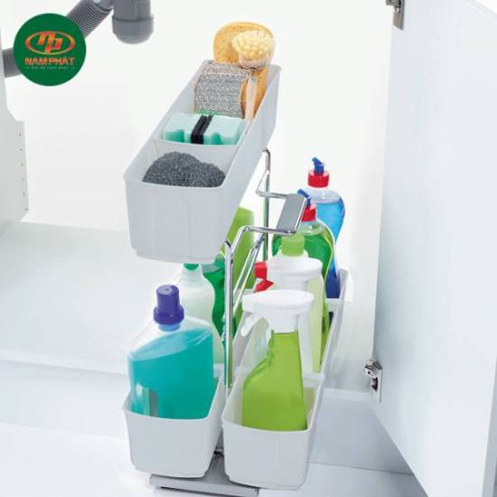 Giá đựng dụng cụ vệ sinh Kesseböhmer (Màu trắng) 545.48.911