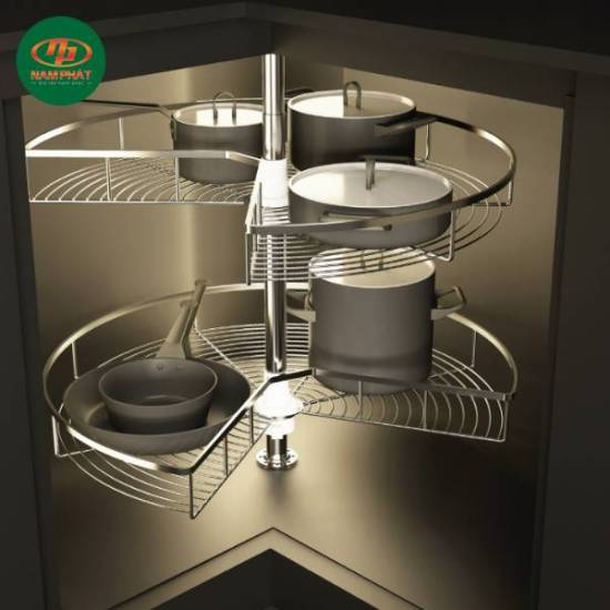 Mâm xoay Cucina Hafele mở 3-4 548.37.010