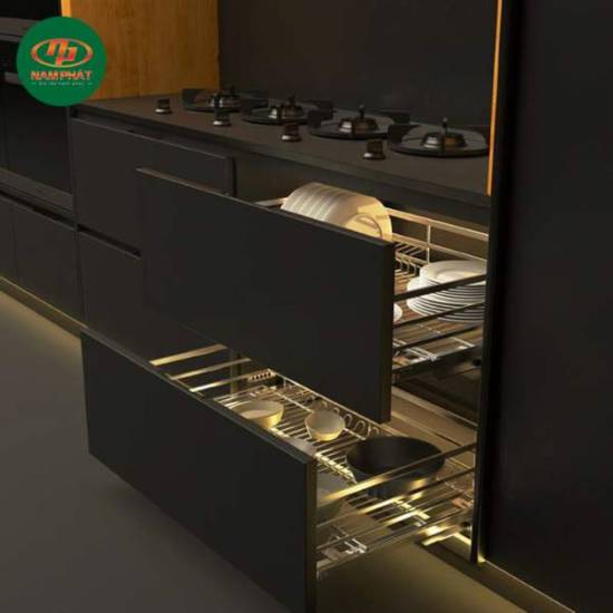 Giá bát đĩa Cucina 900mm inox 304 549.08.008