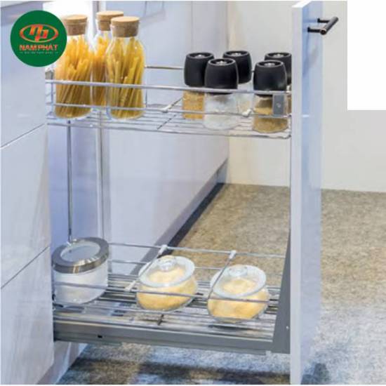 Bộ rổ kéo để gia vị 150mm Häfele 549.34.022