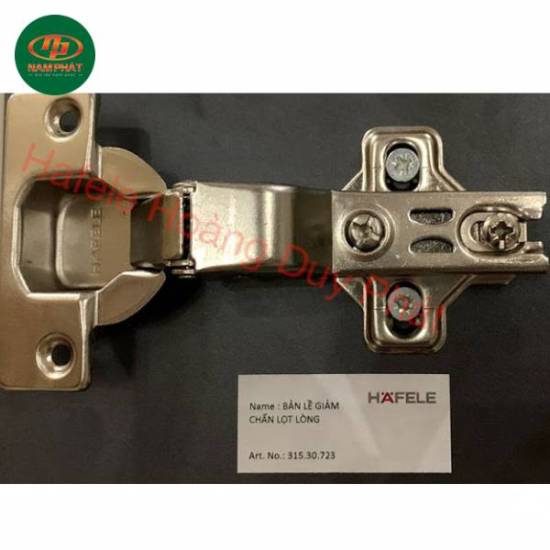Bản lề giảm chấn Hafele Thép Lọt 315.30.723