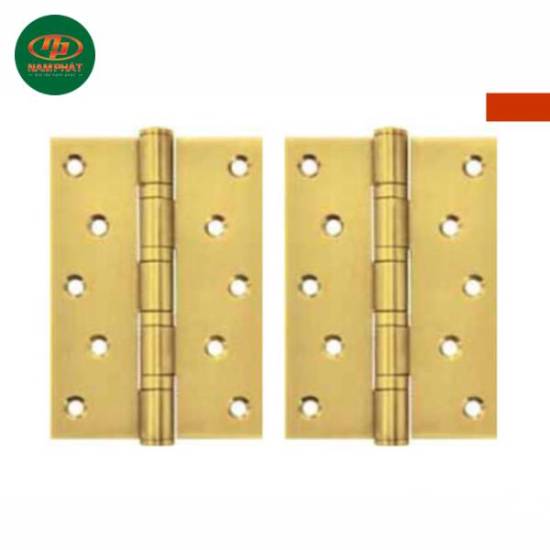 Bản lề lá 4BB 127x76x3mm Häfele DIY màu đồng bóng 489.05.028