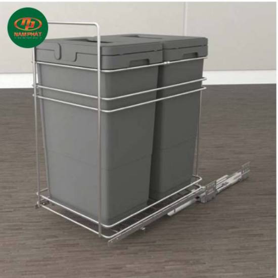 Thùng rác đôi gắn cánh VIOLA Hafele kosmo